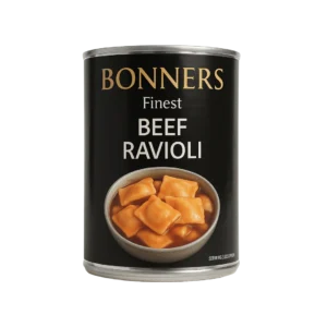 Bonners Finest Beef Ravioli 24 x 390g Tin Cans