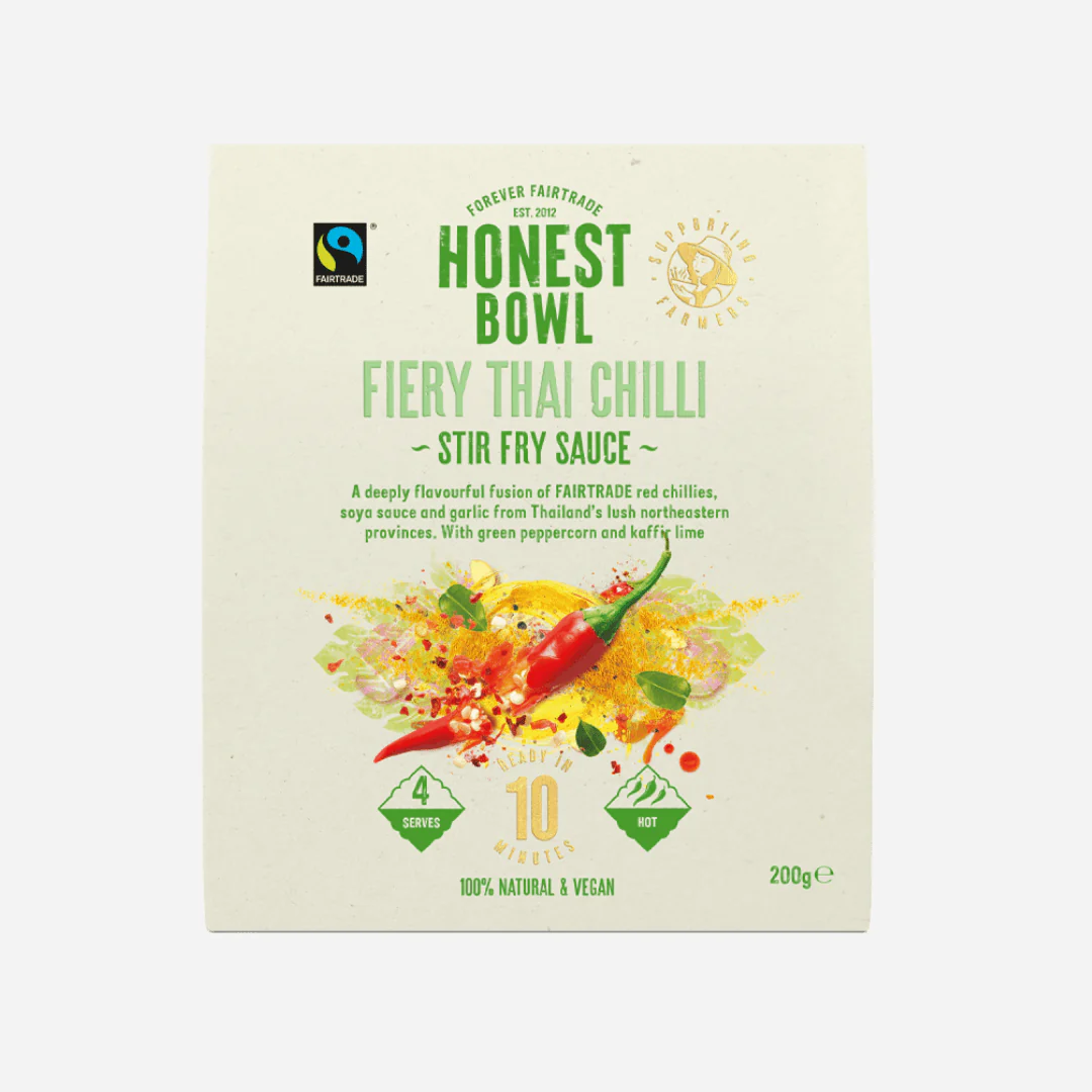 Honest Bowl Fiery Thai Chilli Stir Fry Sauce 8 x 200g Packs
