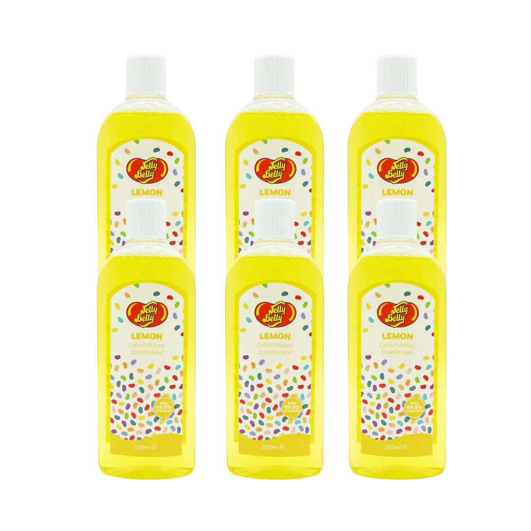 Jelly Belly Lemon Concentrated Disinfectant 6x250ml Bottles