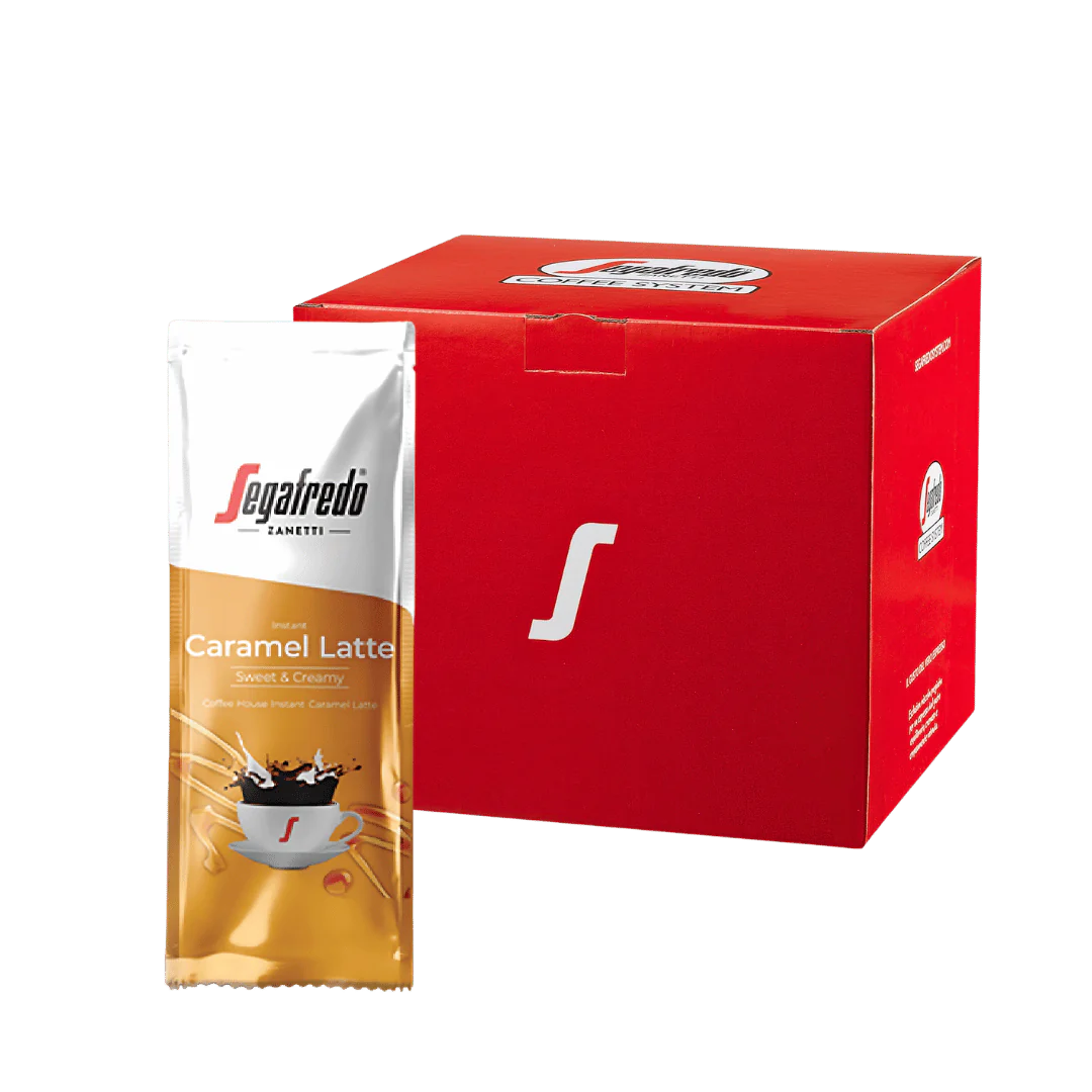 Segafredo Zanetti Instant Caramel Latte Coffee Sachets 200 x Instant Coffee Sachets